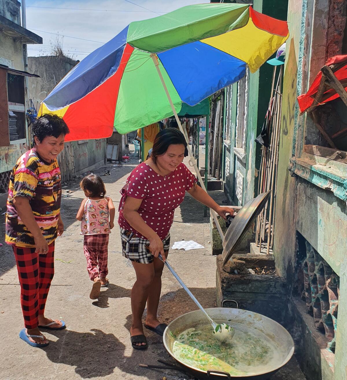 The nutrition programme in the Chinese Cemetery in Cebu City