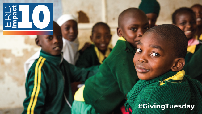 Pupils at Ruben Primary, Kenya