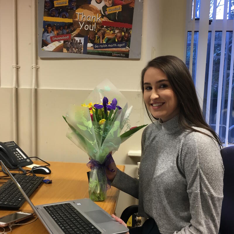 Intern Nicole Andrews