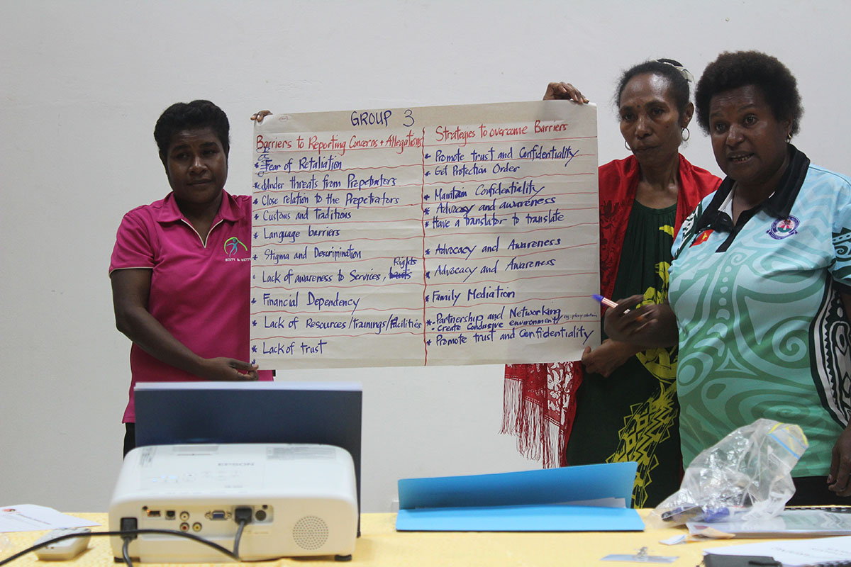 Safeguarding Awareness Workshop in Vanimo, Papua New Guinea