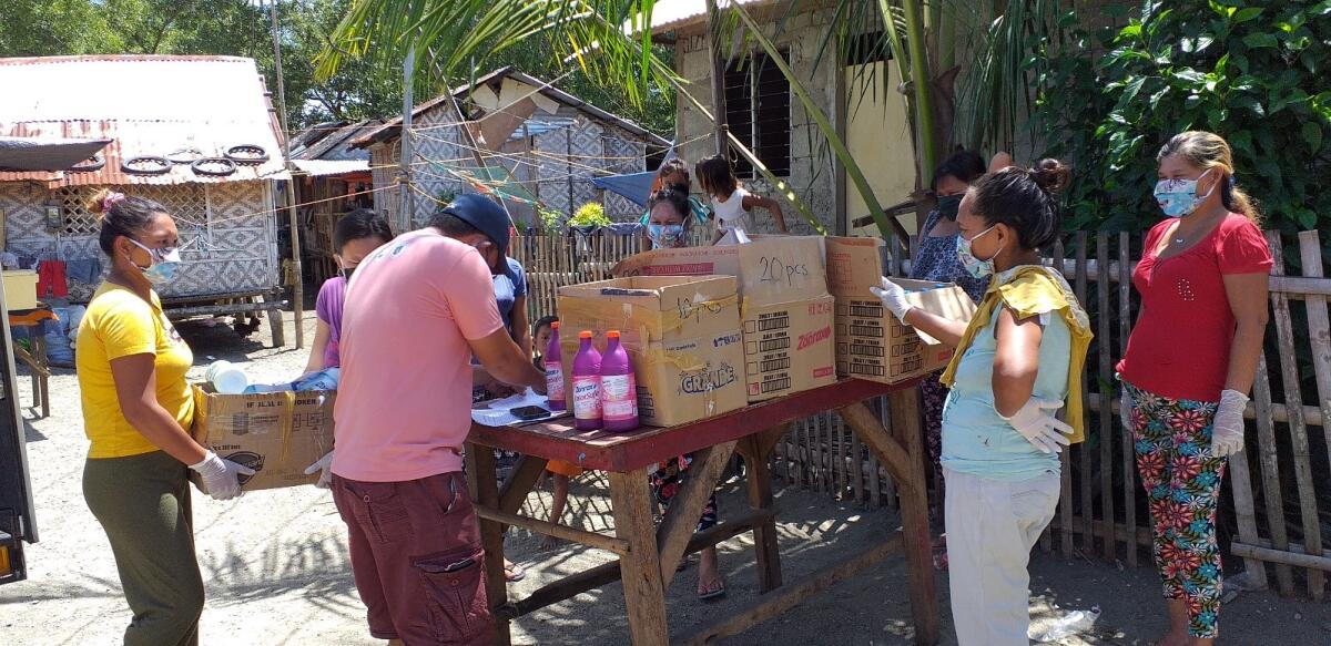 Edmund Rice Ministries Philippines responds to COVID-19 through the distribution of hygiene kits