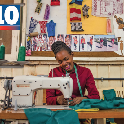Participant in the Ruben Centre's income-generating activities, Kenya