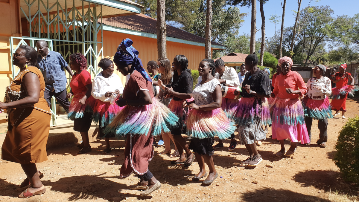 The ELF Choir performing in Eldoret, Kenya
