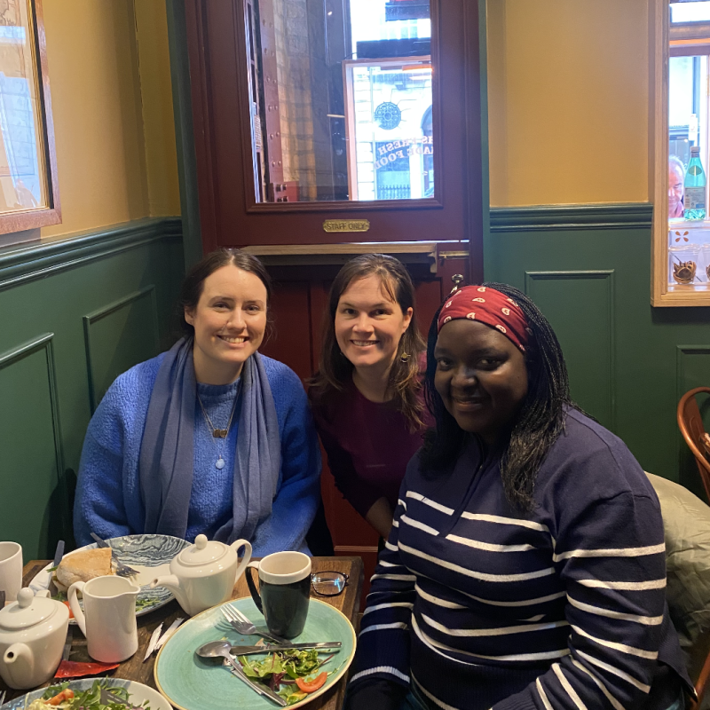 Abigail Carney, Naidi McDonnell and Lontia Chinkubala