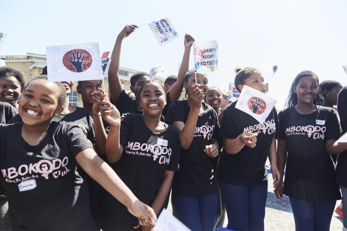 Participants from the Mbokodo Club